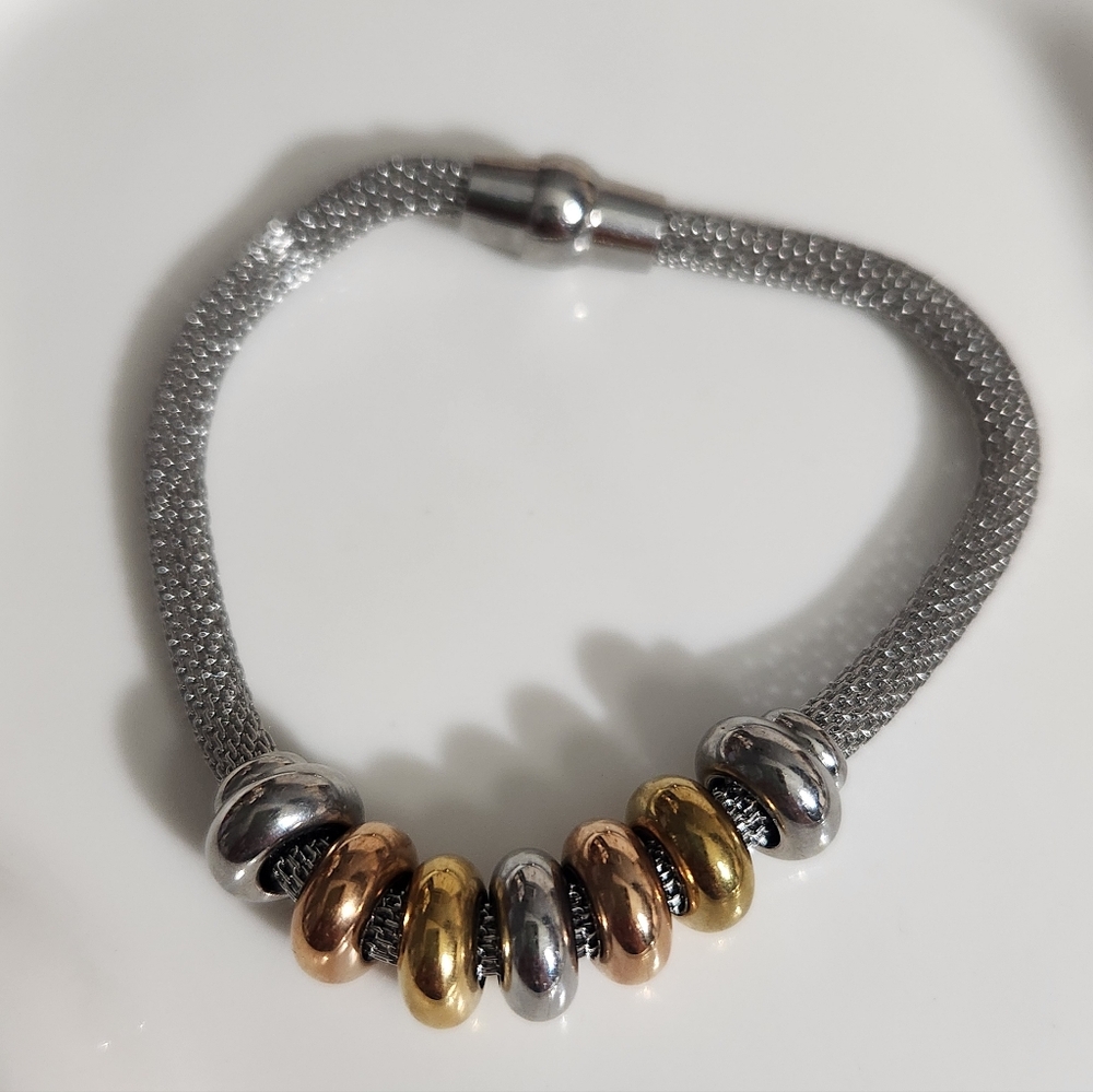 Stainless Steel Magnetic Mesh Bracelet